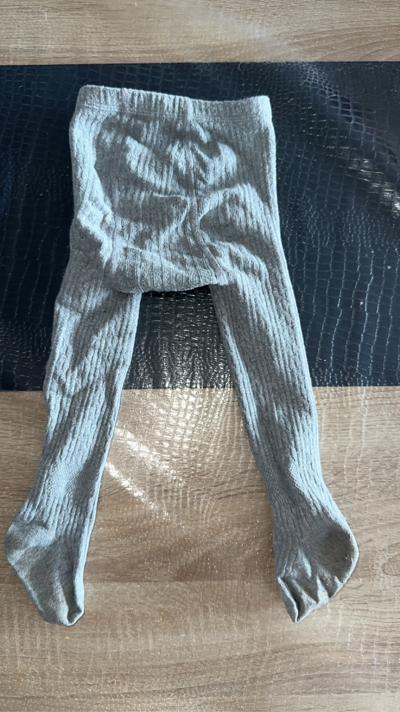 Grijze panty voor klein meisje – photo 2